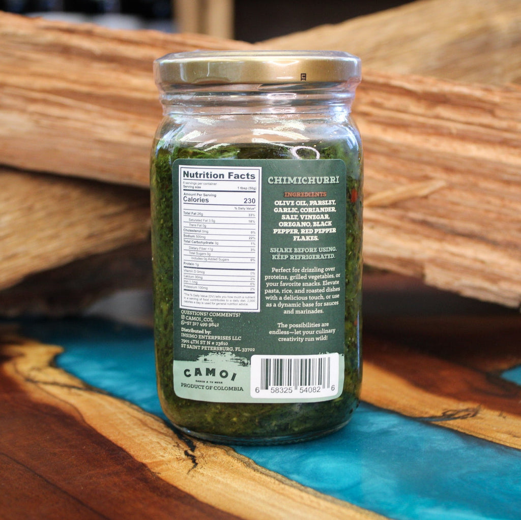 CAMOI CHIMICHURRI — ORIGINAL (WITH OLIVE OIL) — 10.6 oz - Campo Meat