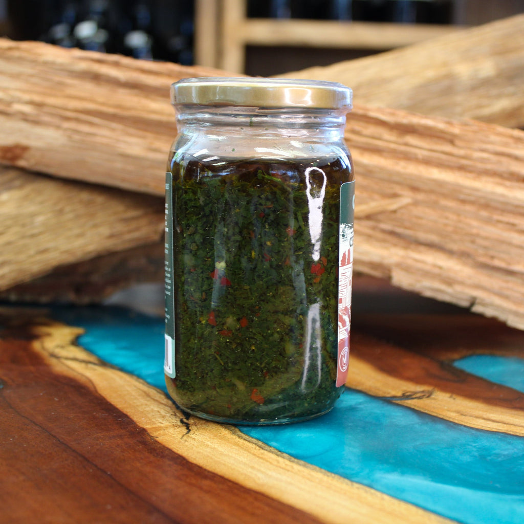 CAMOI CHIMICHURRI — SPICY (WITH OLIVE OIL) — 10.6 oz - Campo Meat