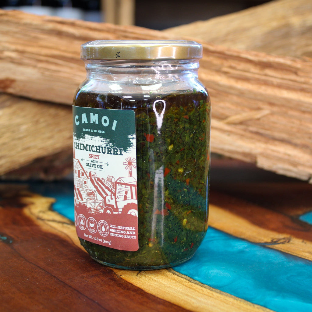 CAMOI CHIMICHURRI — SPICY (WITH OLIVE OIL) — 10.6 oz - Campo Meat