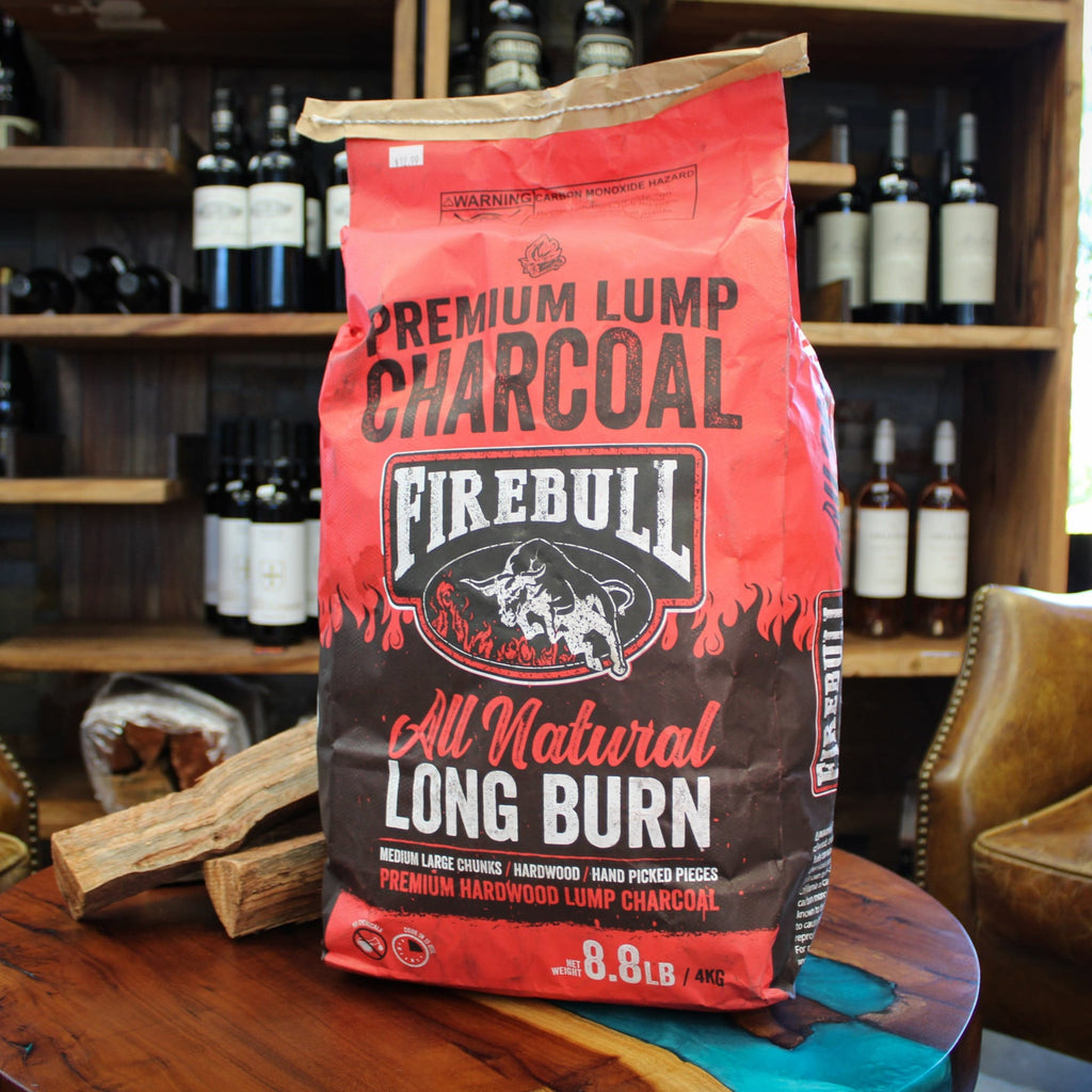 FIREBULL PREMIUM HARDWOOD LUMP CHARCOAL — 8.8 lb (4 kg) - Campo Meat