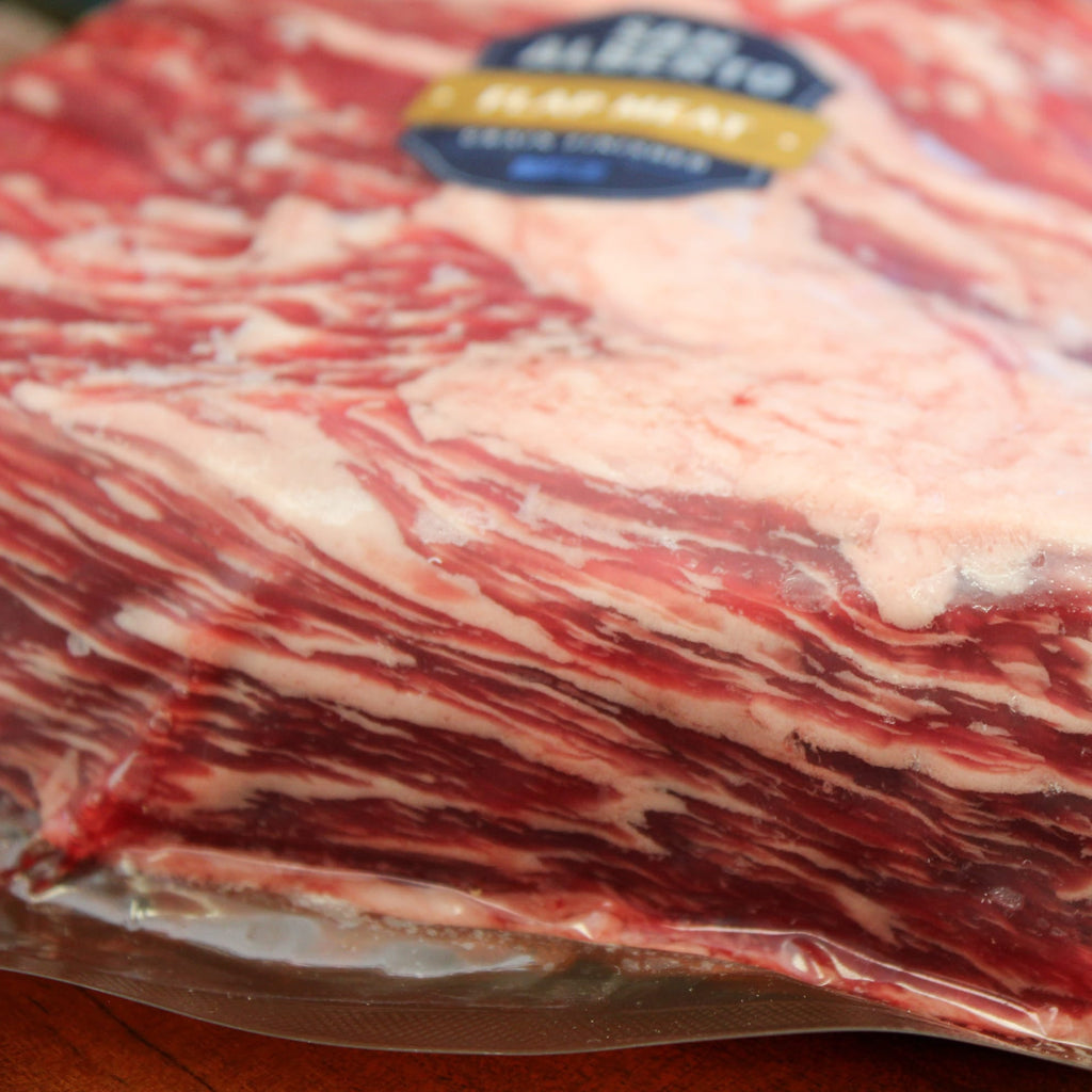 URUGUAYAN FLAP MEAT BLACK ANGUS 200 DAYS GRAIN - FINISH - Campo Meat