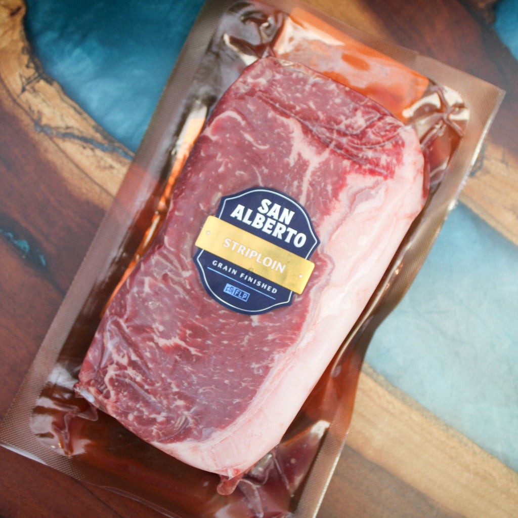 URUGUAYAN NY STRIP STEAK BLACK ANGUS 200 DAYS GRAIN - FINISH - Campo Meat