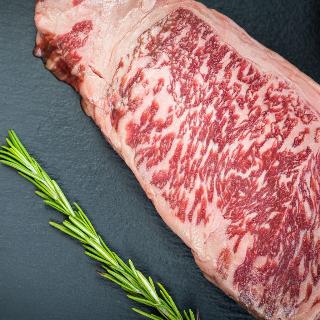 AUSTRALIAN WAGYU NY STRIP 8-9 - Campo Meat